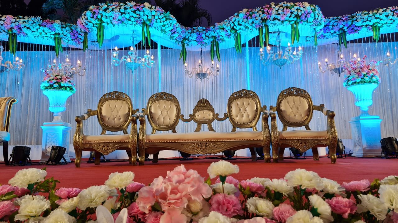 Wedding Reception Stage Decor