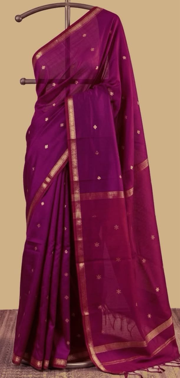 Maheshwari cotton saree